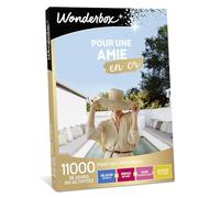 Wonderbox - Coffret Cadeau - pour Une Amie en Or - - 11900 Séjours ou Activités pour 1 ou 2 Personnes : Séjour de Rêve, Soin Relaxant, Evasion Sportive - Idée Cadeau Fille Femme Original