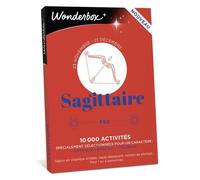 Wonderbox - Coffret cadeau sagittaire - Box astrologie 10 000 activités : repas dépaysant, session de pilotage…