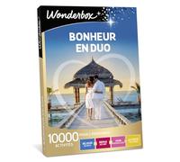 Wonderbox - Coffret cadeau saint valentin - BONHEUR EN DUO - 10 500 Séjours de rêve, repas de chef, soins bien-être prestigieux et séjours sportifs