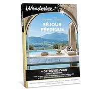 WONDERBOX - Coffret Cadeau - Séjour Féerique - pour 2 pers. | 1 à 2 nuits avec petit déjeuner et dîner et/ou activité bien-être - Plus de 180 séjours - Hôtel 4* ou 5*, château, manoir