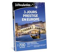 Wonderbox - Coffret Cadeau - Séjours - 3 Jours Prestige en Europe - 2 Nuits avec Petits Déjeuners