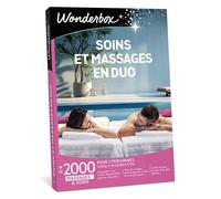 Wonderbox - Coffret cadeau - Soins et massages en duo - 2000 activités bien-être - Jusqu'à 4h de détente