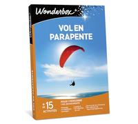 WONDERBOX - Coffret Cadeau - Vol en Parapente - pour 1 pers. | 1 vol en parapente jusqu'à 35 min - Plus de 15 expériences - Pilotage ou baptême passager - Survol de paysages époustouflants