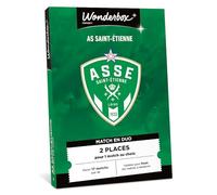 WONDERBOX Connect - Coffret Cadeau - AS Saint-Etienne Classic - pour 2 pers | 2 places pour 1 match au choix - Parmi 17 matchs par an, valable pour tous les matchs à domicile - Validité 27 mois