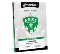 Wonderbox Connect - Coffret Cadeau - AS Saint-Etienne Supporter - 2 places pour 1 match au choix - Parmi 17 matchs par an, valable pour tous les matchs à domicile - Validité 27 mois
