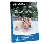 Wonderbox Connect - Coffret Cadeau - Center Parcs - 5 Jours et 4 Nuits pour 4 Personnes - Accès illimité à l'Aqua Mundo, Cottages Tout Confort - Court séjour en Famille - Validité 27 Mois