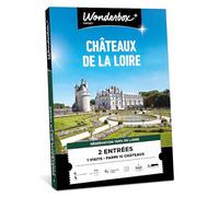 Wonderbox Connect - Coffret Cadeau - Châteaux de la Loire - 2 entrées pour 1 Visite au Choix - Domaine de Chambord, Château Royal d'Amboise, Château de Chenonceau … - Validité 27 Mois