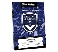 WONDERBOX Connect - Coffret Cadeau - FC Girondins de Bordeaux - pour 2 pers | 2 places pour 1 match au choix - Parmi 17 matchs par an, valable pour tous les matchs à domicile - Validité 27 mois
