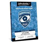Wonderbox Connect - Coffret Cadeau - Montpellier Hérault Rugby - Match en Duo - 2 Places pour 1 Match au Choix - Parmi 15 matchs par an, valable pour Tous Les matchs à Domicile - Validité 27 Mois