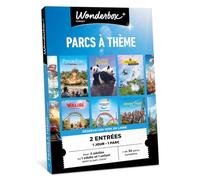 WONDERBOX Connect - Coffret Cadeau - Multi Activités Parcs - pour 2 pers. | 2 entrées pour 1 jour au choix - A choisir parmi 20 parcs en Europe - Validité 27 mois