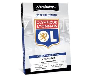 WONDERBOX Connect - Coffret Cadeau - Olympique Lyonnais Stadium Tour - 2 p. | 2 entrées pour 1 visite au choix - Visite du Groupama Stadium et d'OL Le Musée - Validité 27 mois