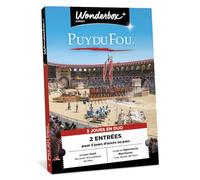 Wonderbox Connect - Coffret Cadeau - Puy du Fou - 2 entrées pour 3 jours au Puy du Fou - Spectacle Nocturne les Noces de Feu inclus - Parc à thème - Validité 27 mois