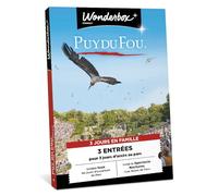 Wonderbox Connect - Coffret Cadeau - PUY du Fou - 3 Jours en Famille - 3 entrées pour 3 Jours au PUY du Fou - Spectacle Nocturne Les Noces de Feu Inclus - Parc à thème - Validité 27 Mois