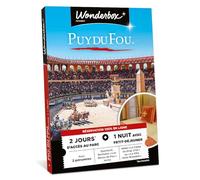 Wonderbox Connect - Coffret Cadeau - PUY du Fou Séjour - 2 entrées pour 2 Jours - 1 Nuit avec Petit-déjeuner - Hôtel Villa Gallo Romaine - Parc à thème - Validité 27 Mois
