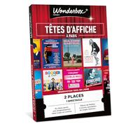 WONDERBOX Connect - Coffret Cadeau - Têtes d'affiche À Paris - Spectacle en Duo - 2 Places pour Un Spectacle au Choix - Pièces à succès, théâtre, Magie, Humour... - Validité 27 Mois