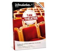 Wonderbox Connect - Coffret Cadeau - Un an de théâtre - 10 Places de Spectacle au Choix - Théâtre Classique, Contemporain, comédie, One Man Show, Stand up... - Validité 27 Mois