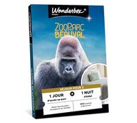 Wonderbox Connect - Coffret Cadeau - ZooParc de Beauval - 2 entrées pour 1 jour + 1 nuit dans un hôtel à proximité du parc - Parc à thème - Validité 27 mois