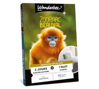 Wonderbox Connect - Coffret Cadeau - ZooParc de Beauval Séjour - 2 entrées pour 2 Jours + 1 Nuit dans Un hôtel à proximité du Parc - Parc à thème - Validité 27 Mois