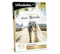 Wonderbox Félicitations Aux Mariés Féerie - Coffret Cadeau Idée Cadeau Multi Activités