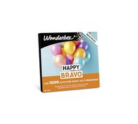 WONDERBOX - Happy Bravo ! - Coffret Cadeau - Idée Cadeau Multi Activités | 1 activité au choix - Plus de 1000 expériences - Dégustation, soin de bien-être, activité sportive ou loisirs