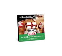 WONDERBOX - Happy Noël - Coffret Cadeau - Idée Cadeau Multi Activités | 1 activité au choix - Plus de 1300 expériences - Dégustation, soin de bien-être ou activité de loisirs