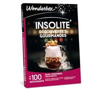 Wonderbox - Insolite - Découvertes Gourmandes - Coffret Cadeau - Idée Cadeau Gastronomie