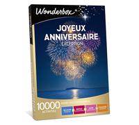 Wonderbox – Coffret cadeau Joyeux Anniversaire Exception – Idée cadeau multi-activités
