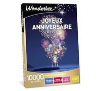 Wonderbox - Joyeux Anniversaire Exception - Coffret Cadeau - Idée Cadeau Multi Activités