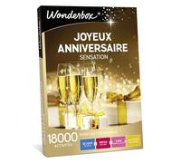 WONDERBOX - Joyeux Anniversaire Sensation - Coffret Cadeau - Idée Cadeau Multi Activités