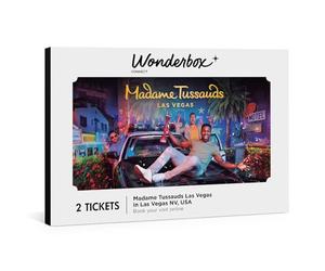 Wonderbox Madame Tussauds Las Vegas Coffret cadeau 2 billets d'entrée pour musée de cire, expérience cadeau pour enfants et familles