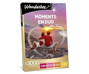 Wonderbox - Moments en Duo - Coffret Cadeau - Idée Cadeau Multi Activités