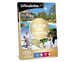 Wonderbox - Séjour Tout Compris - Coffret Cadeau - Idée Cadeau Séjours | 1 nuit avec dîner, petit déjeuner et activité - Plus de 100 séjours - Hôtel 3* et 4*, château, hébergement insolite