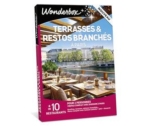 WONDERBOX - Terrasses & Restos Branchés À Paris - Coffret Cadeau - Idée Cadeau Gastronomie