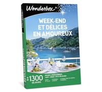 Wonderbox - Week-End Et Délices en Amoureux - Coffret Cadeau - Idée Cadeau Séjours