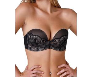 Wonderbra Refined Glamour Ultimate Strapless Soutien-Gorge, Merveille, Noir, 95F Femme