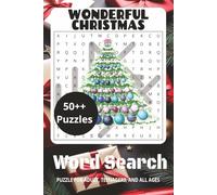 Wonderful Christmas Word Search Puzzle Book: Easy-to-Read Print | 6 x 9 Inches, 144 Pages | 70+ Festive Puzzles - A Perfect Gift for Christmas, Winter Holidays, and Cozy Relaxing Moments