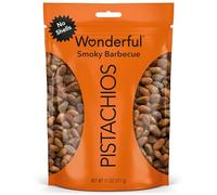 Wonderful Pistachios, Sans coquilles, noix fumées pour barbecue, sac refermable de 325 ml