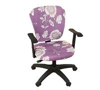 wonderfulwu Housse de Chaise Extensible en élasthanne pour Chaise de Bureau et Ordinateur Amovible et Lavable