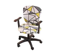 wonderfulwu Housse de Chaise Extensible en élasthanne pour Chaise de Bureau et Ordinateur Amovible et Lavable