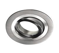 wonderlamp Classic W-E000001 Spot encastrable Rond, Aluminium, Gris, 1 pièce