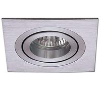 Wonderlamp W-E000110 Spot encastré carré, Aluminium, GU10, Pack 10