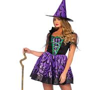 Wonderland - Bat Wing Witch Costume femme Noir Violet Taille S/M