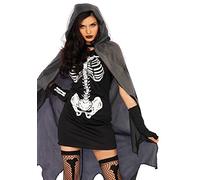 Wonderland - Grim Reaper Costume Femme Noir Blanc Taille S/M