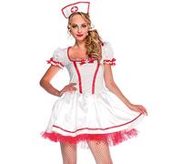 Wonderland Leg Avenue Déguisement Femme Naughty Nurse, Taille M