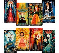 Wonderland Tarot Deck, cartes de tarot pour débutants, cartes de bonne aventure