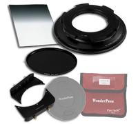 WonderPana 66 FreeArc ND 0.6HE Kit Essentiel - Rotatif Porte-filtre, Bouchon d’Objectif, et Filtres Fotodiox Pro 6.6"x8.5" 0.6 (2-stop) Hard Edge Grad ND et 145mm ND16 (4-Stop) pour l’objectif Sigma 8-16mm f/4.5-5.6