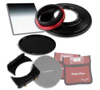 WonderPana 66 FreeArc ND 0.9HE Kit Essentiel - Rotatif Porte-filtre, Bouchon d’Objectif, et Filtres Fotodiox Pro 6.6"x8.5" 0.9 (2-stop) Hard Edge Grad ND et 145mm ND16 (4-Stop) pour l’objectif Panasonic Lumix G Vario 7-14mm f/4.0