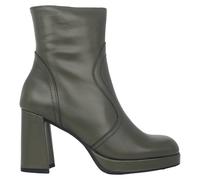 Wonders - Bottine verte en cuir avec talon de 8 cm - Femme - Chaussures - Vert - Taille: 39 EU