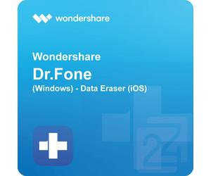 Wondershare Dr.Fone (Windows) - Data Eraser (iOS) durée illimitée