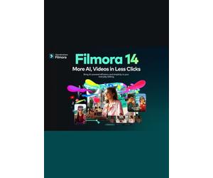 Wondershare Filmora 14 Video Editor (1 PC, Lifetime) Key GLOBAL